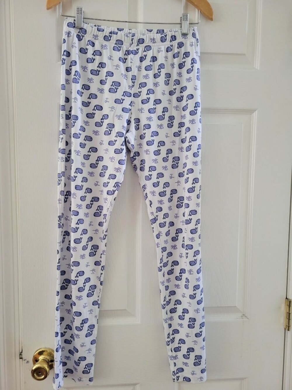 Roller Rabbit Womens novelty Whale print Pajama bottoms size Small Pima Cotton